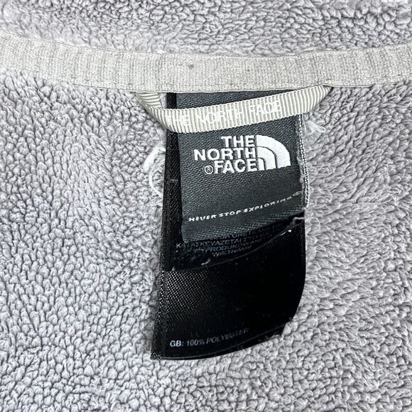 The North Face Jacket Womens Medium Gray Coat Never Stop Exploring Fleece Lined - Picture 10 of 12